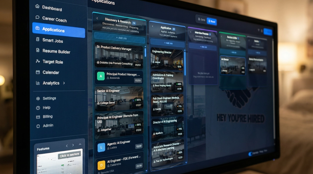 Application Tracker - Visual Pipeline
