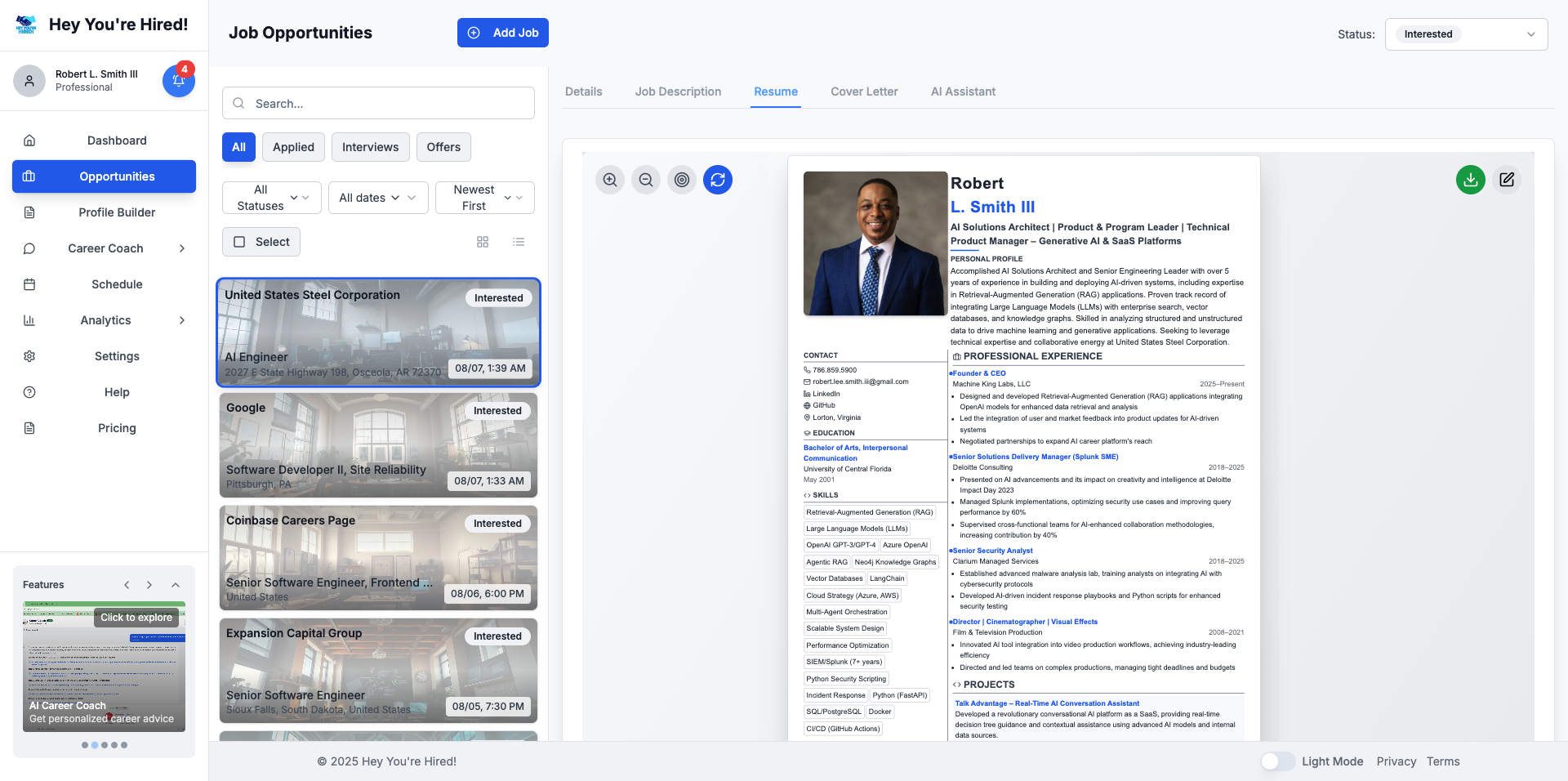 Why Sending the Same Resume Everywhere Guarantees Rejection